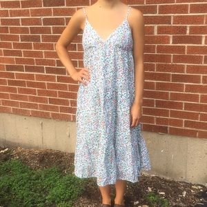 Midi floral dress